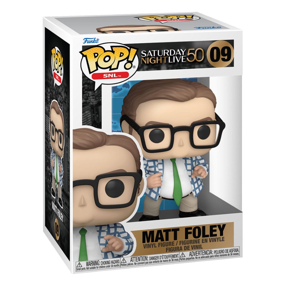 Sabato Night Live POP! Figura in vinile del film 50° anniversario Matt Foley 9 cm