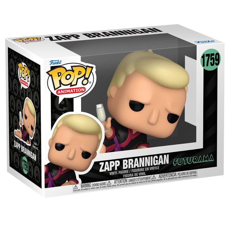 Futurama Pop! Figura in vinile di animazione Zapp Brannigan 9 cm