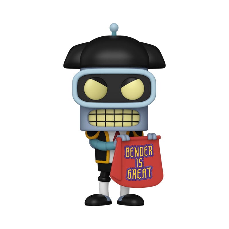 Futurama Pop! Figura in vinile di animazione Bender (Matador) 9 cm