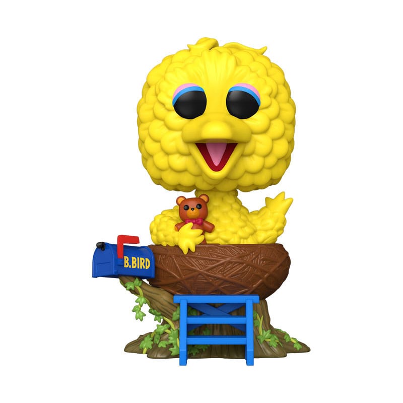 Sesame Street POP! Figura in vinile deluxe Big Bird in Nest 17 cm