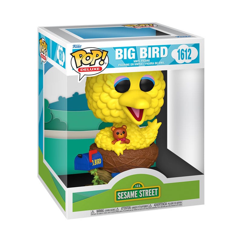 Sesame Street POP! Figura in vinile deluxe Big Bird in Nest 17 cm
