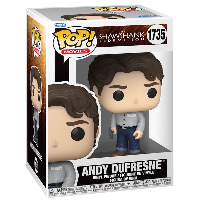 Le ali della libertà POP! Figura in vinile del film Andy Dufresne 9 cm