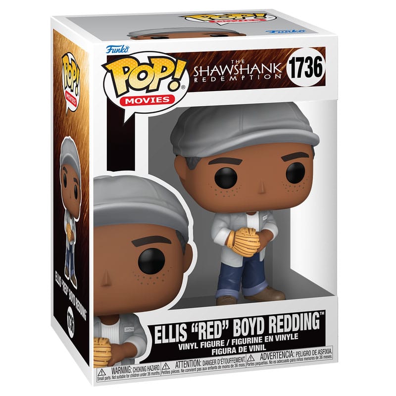Le ali della libertà POP! Figura in vinile del film Ellis 'Red' Boyd Redding 9 cm