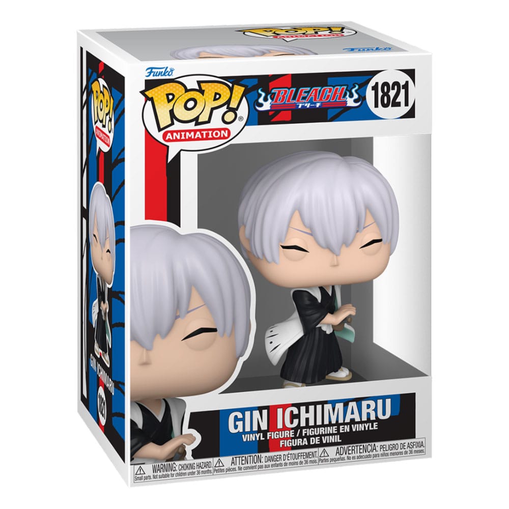 Bounce POP! Figura in vinile di animazione Gin Ichimaru 9 cm