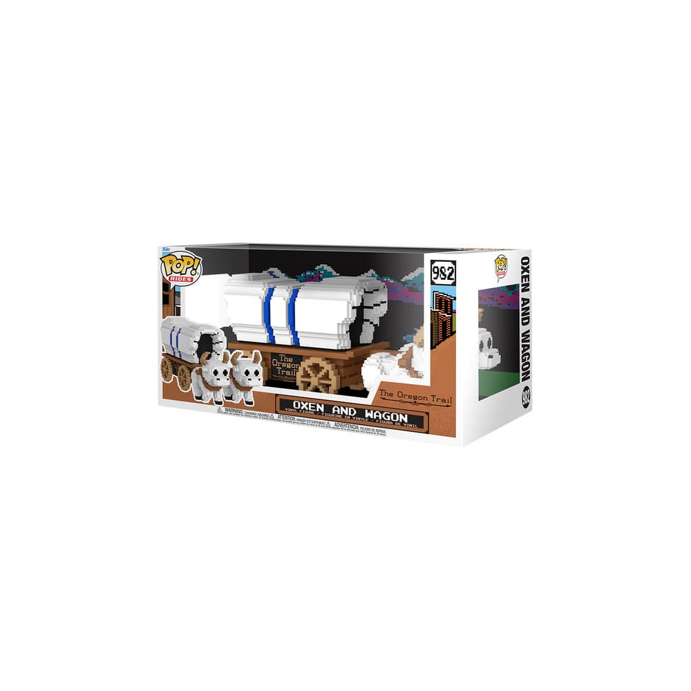 Sentiero dell'Oregon POP! Cavalca Super Deluxe Figura in vinile Bue e carro 15 cm