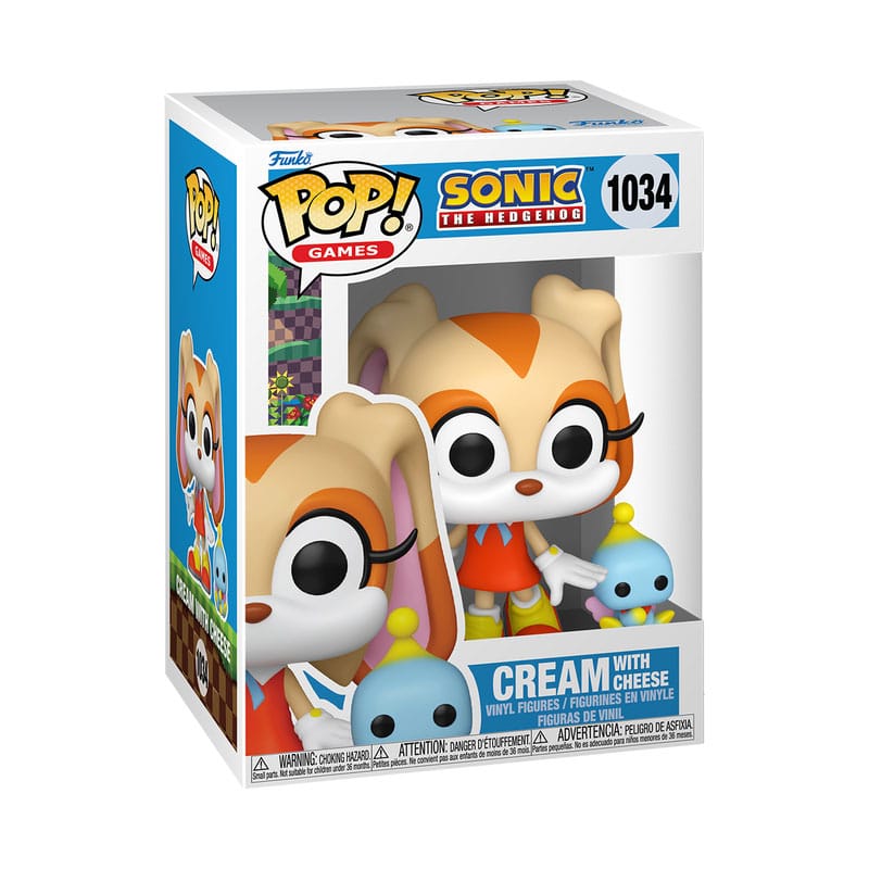 Sonic The Hedgehog POP e Buddy! Figura in vinile Crema con formaggio 9 cm