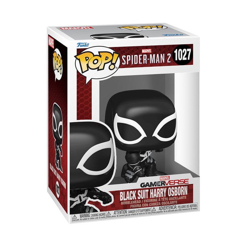 Spiderman 2 POP! Figura in vinile di GamesHarry Osborn (vestito nero) 9 cm