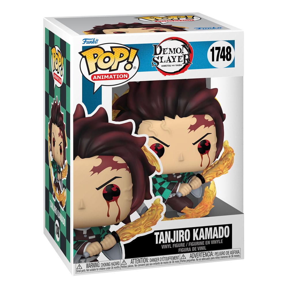Cacciatore di demoni: Kimetsu no Yaiba POP! Figure in vinile di animazione Tanjiro (Sun Breathing) 9 cm