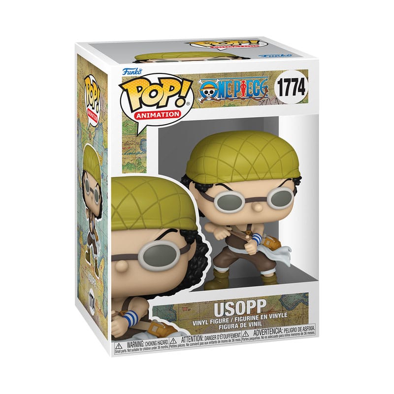 One Piece POP! Figure in vinile di animazione Usopp (Refresh) 9 cm