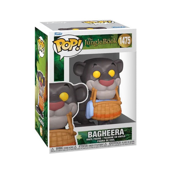Il libro della giungla POP! Disney Figura in vinile Bagheera con cestino 9 cm
