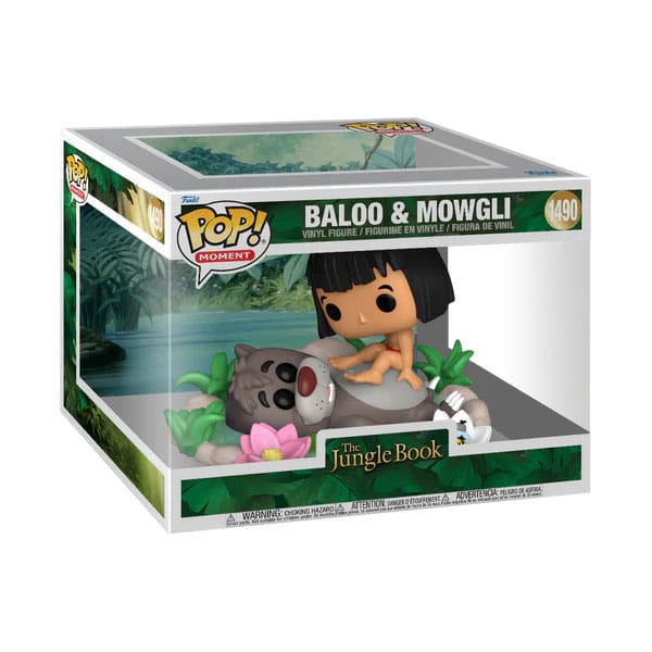 Il libro della giungla POP Moments Vinyl Figures Baloo e Mowgli 11 cm