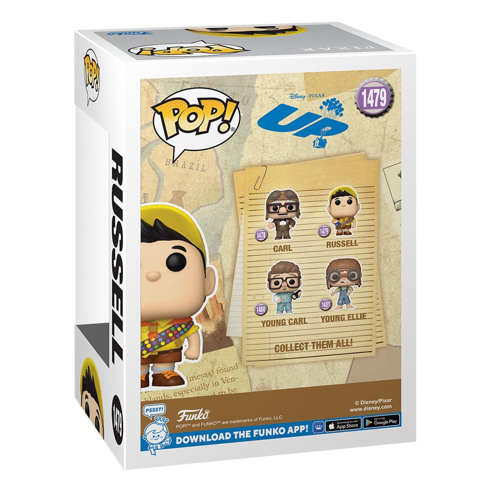 Su! 2 POP! Figura in vinile del film Russell 9 cm