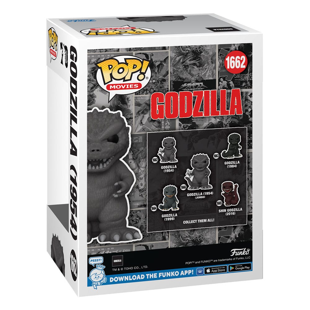 Godzilla 70° anniversario POP! Figura in vinile del film Godzilla 1954 9 cm