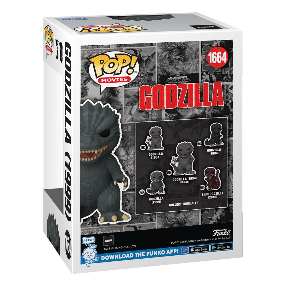 Godzilla 70° anniversario POP! Figura in vinile del film Godzilla 1999 9 cm