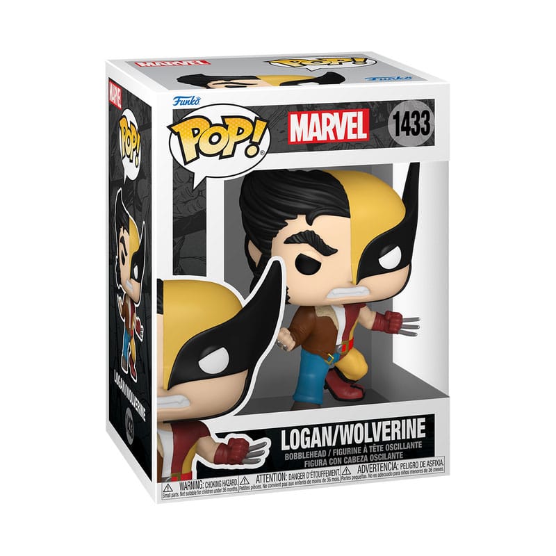 Marvel POP! Figura in vinile Split- Wolverine/Logan 9 cm