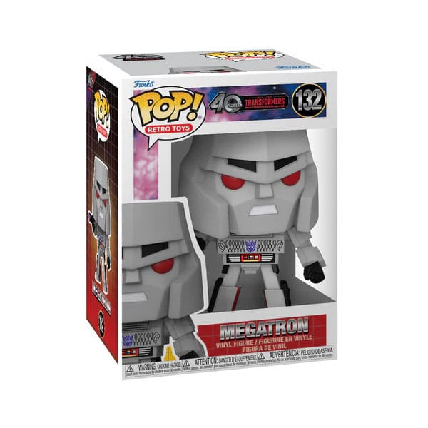 POP! della serie Transformers Retro Figura in vinile TV Megatron 9 cm