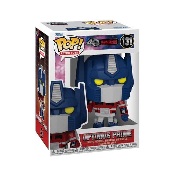 POP! della serie retrò Transformers Figura in vinile TV Optimus Prime 9 cm