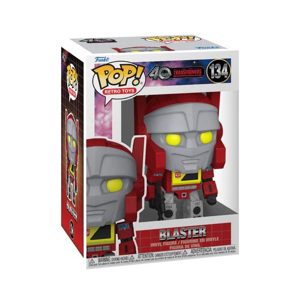 POP! della serie Transformers Retro Figura in vinile TV Blaster 9 cm