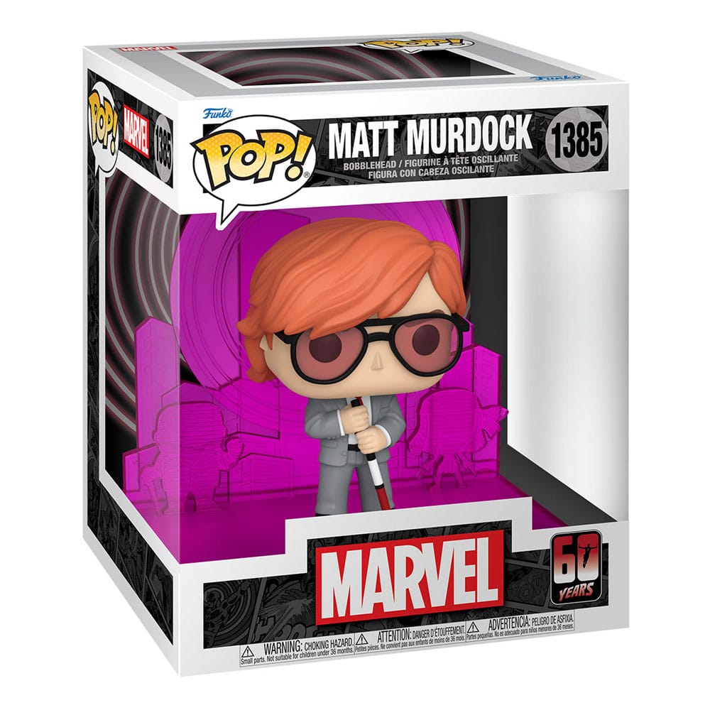 POP! per il 60° anniversario di Daredevil Figura in vinile deluxe Matt Murdock con radar 13 cm