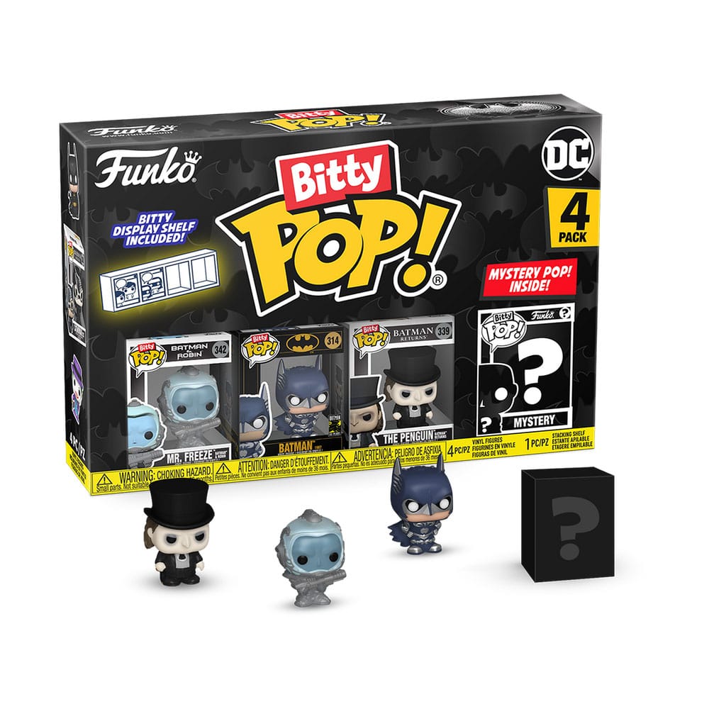Batman 85th Anniversary Bitty POP! Vinyl Figure 4-Pack Freeze 2.5 cm