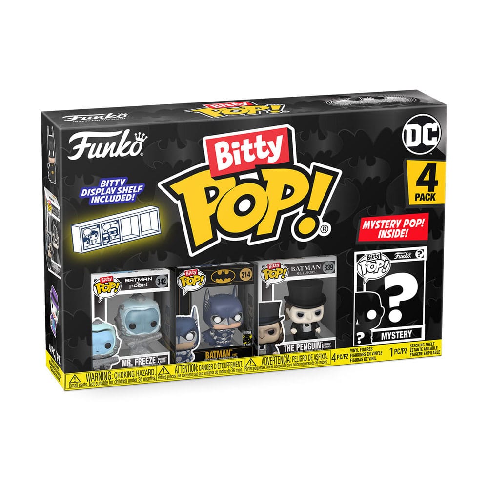 Batman 85th Anniversary Bitty POP! Vinyl Figure 4-Pack Freeze 2.5 cm