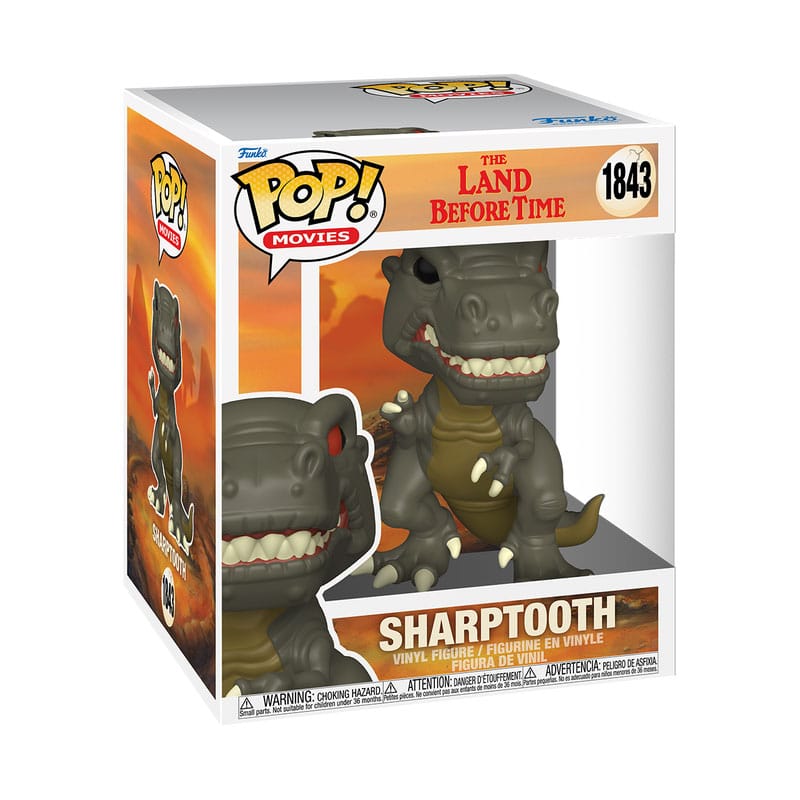 The Land Before Time Super Sized POP! Vinyl Figure Sharptooth 15 cm