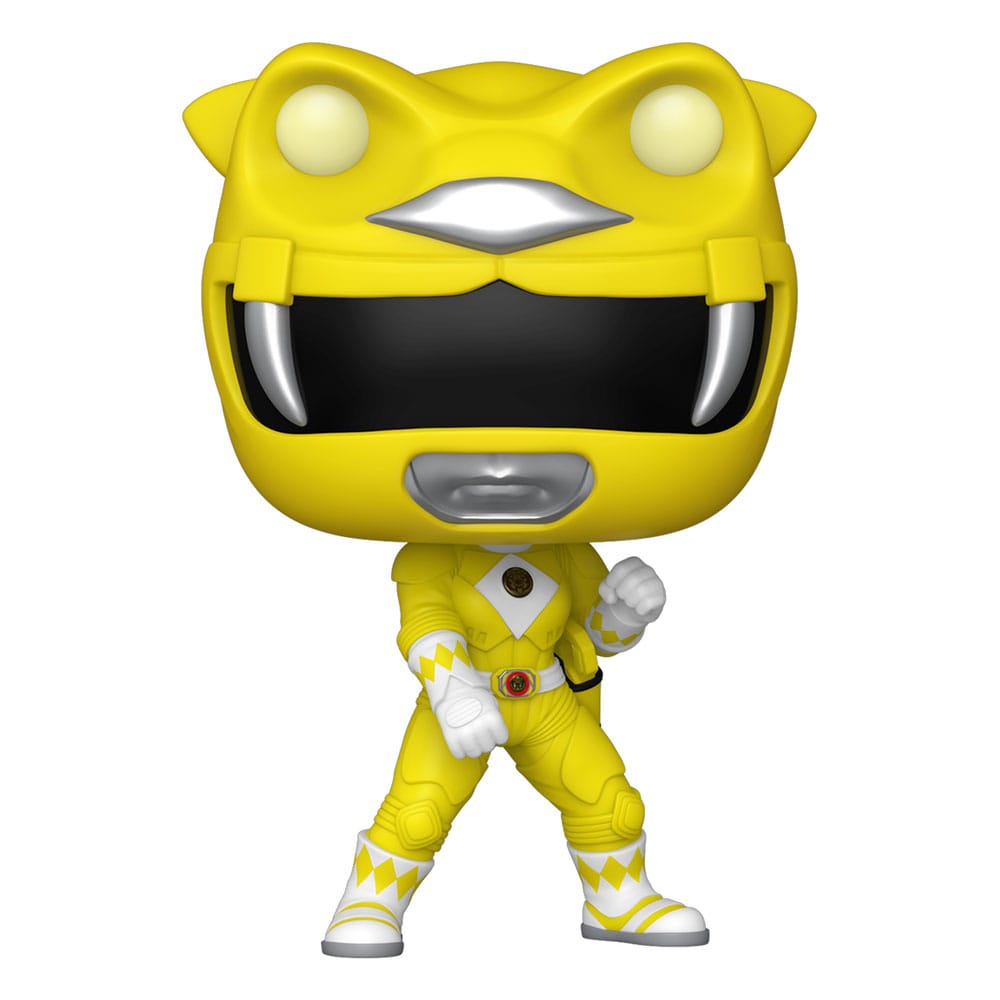 Mighty Morphin Power Rangers: The Movie POP! Movies Yellow Ranger Vinyl Figures (GITD) 9cm