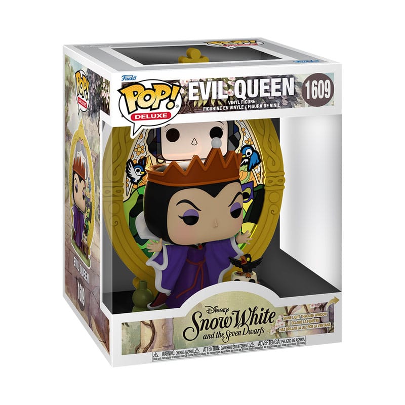 Disney Villians POP! Deluxe Vinyl Figure Evil Queen(Glass) 9 cm