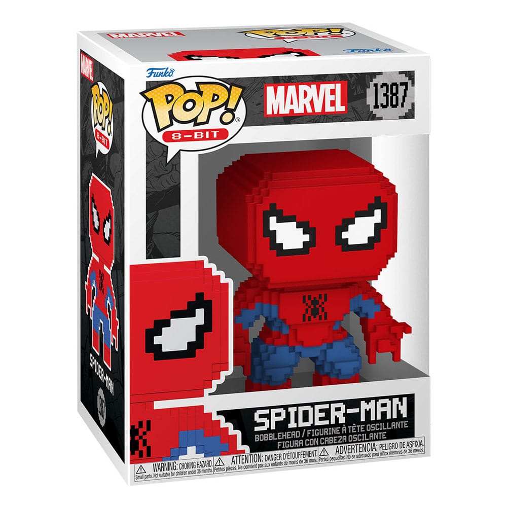 Marvel POP! Figura in vinile 8-bit Spider-Man 9 cm