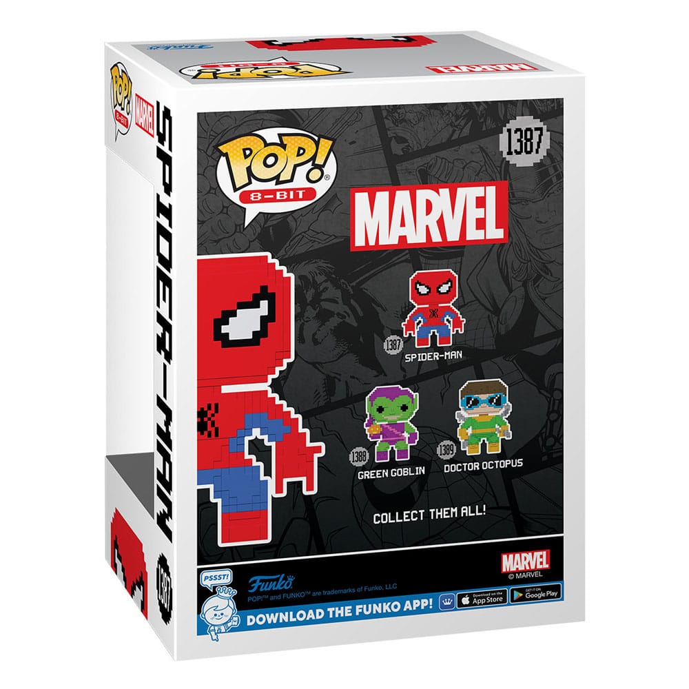 Marvel POP! Figura in vinile 8-bit Spider-Man 9 cm