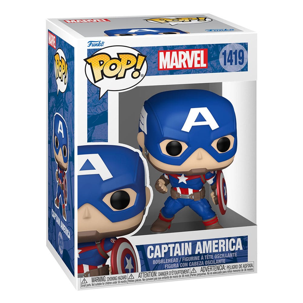 Marvel New Classics POP! Captain America Vinyl Figure 9 cm