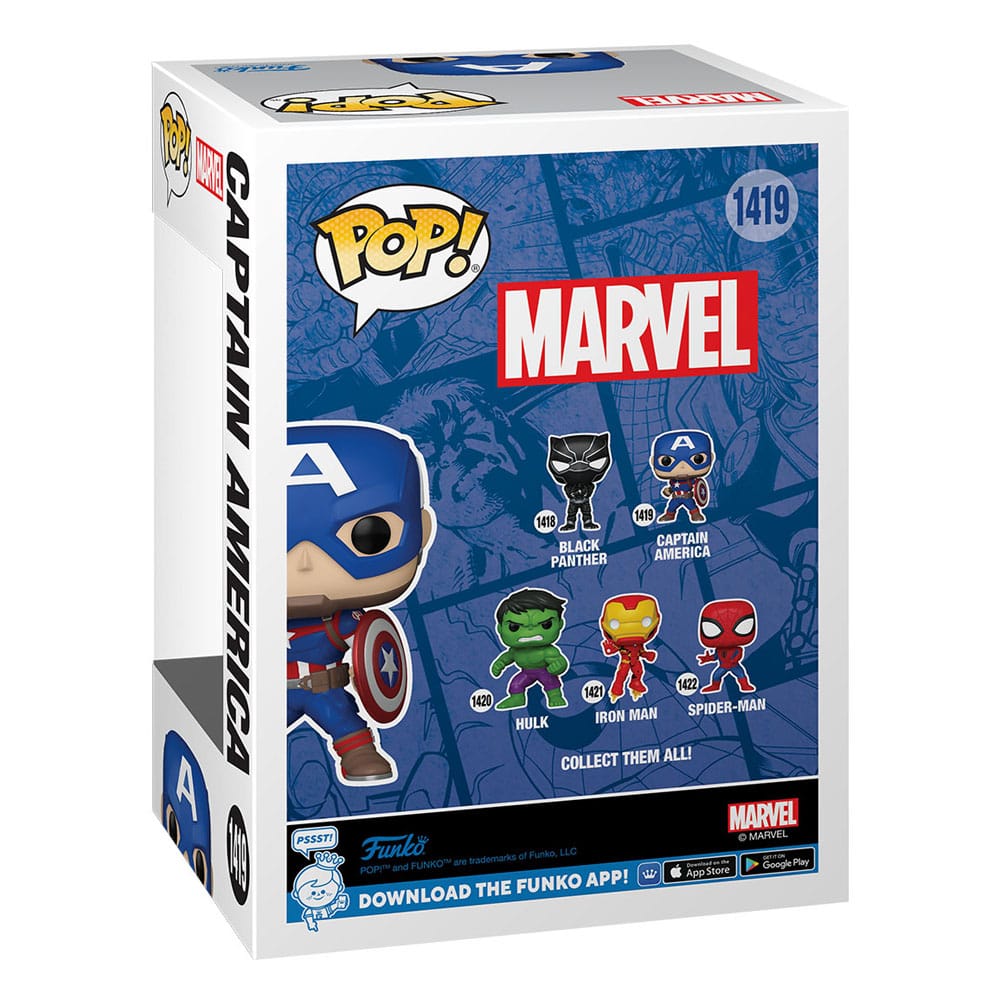 Marvel New Classics POP! Captain America Vinyl Figure 9 cm