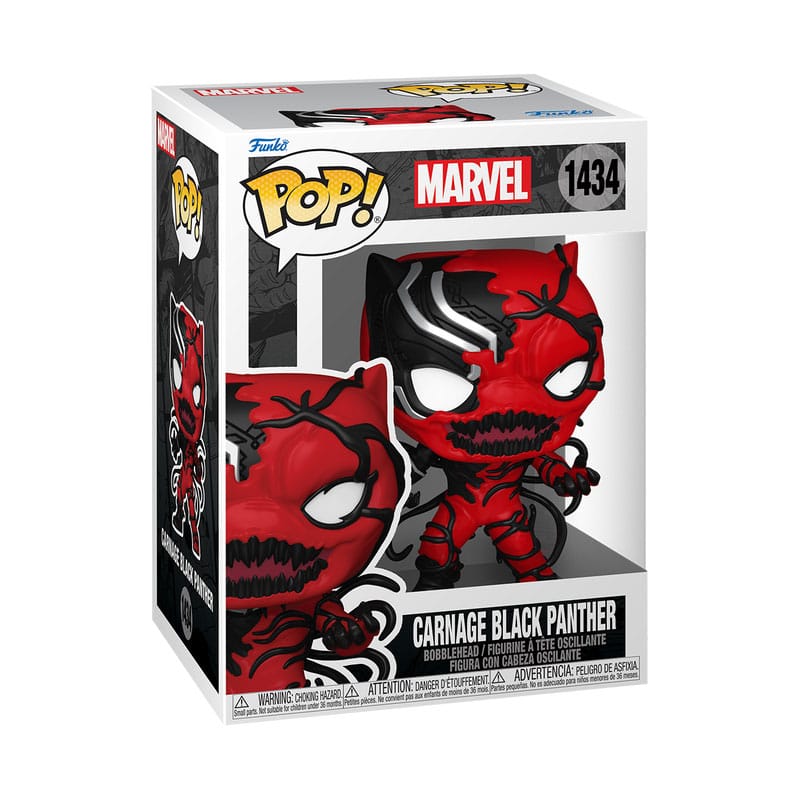 Marvel POP! Carnageized Vinyl Figure - Black Panther 9 cm