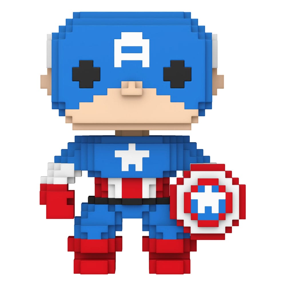 Marvel POP! Figura in vinile 8-bit Capitan America 9 cm