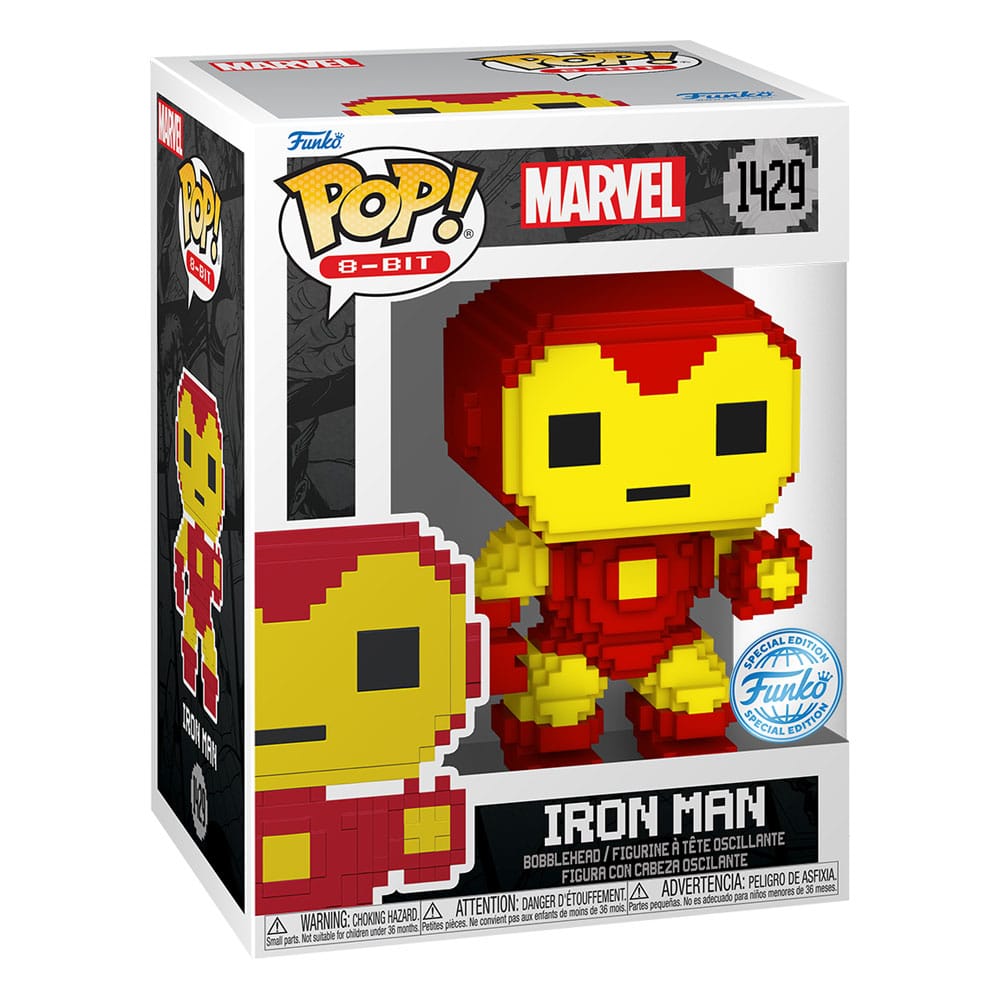 Marvel POP! Figura in vinile 8-bit Iron Man 9 cm