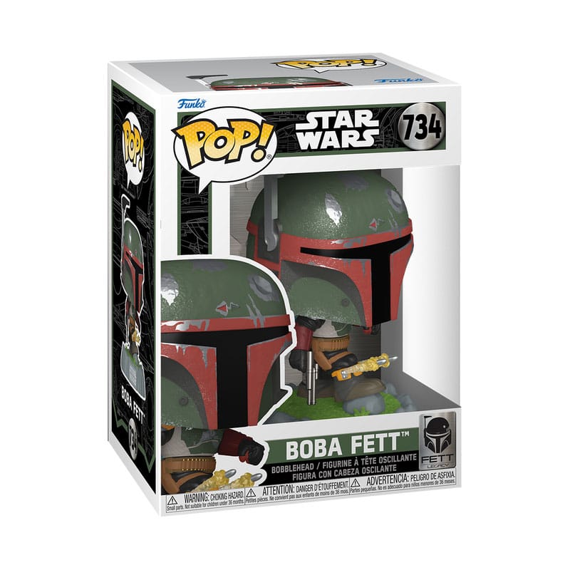 Star Wars: Fett Legacy POP! Figura in vinile Boba Fett con razzi 9 cm