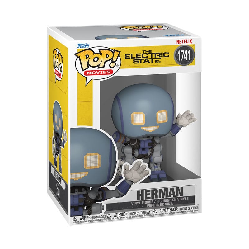 Stato elettrico POP! Figura in vinile del film Herman 9 cm