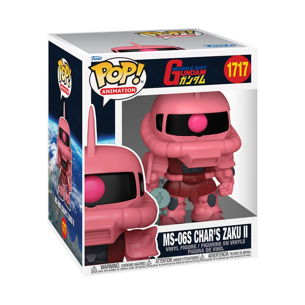 Gundam POP! di grandi dimensioni Figura in vinile CHARS ZAKU II 15 cm