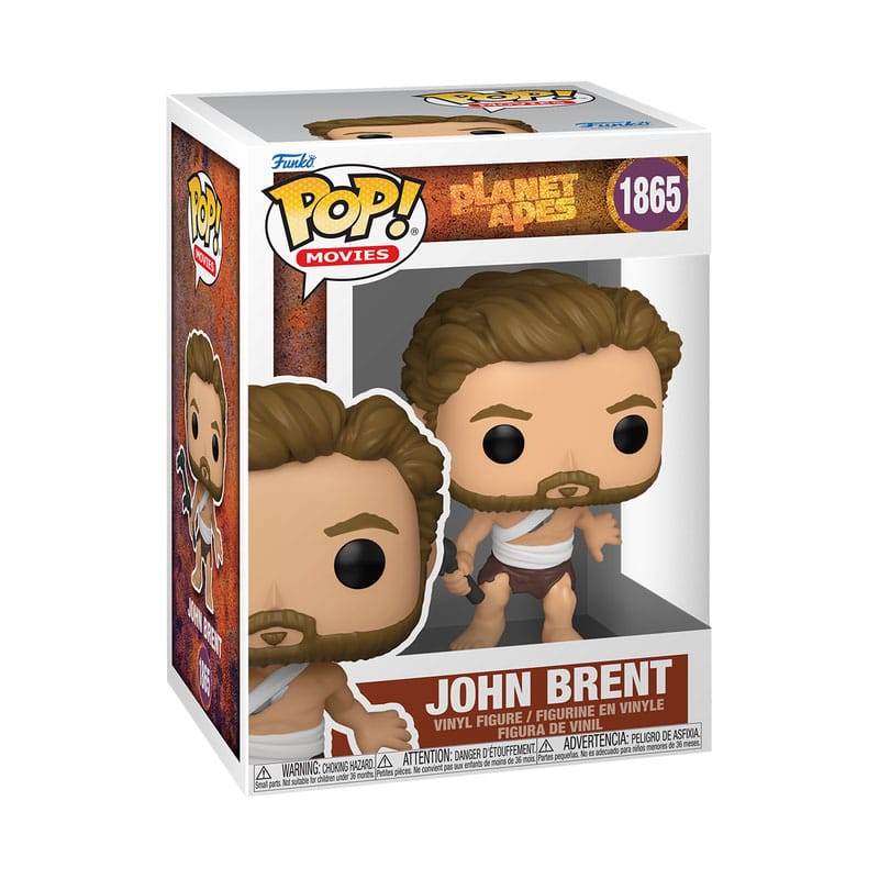 Il pianeta delle scimmie POP! Figura in vinile del film John Brent 9 cm