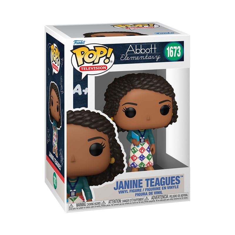 POP! della scuola elementare Abbott Figura in vinile TV Janine Teagues 9 cm