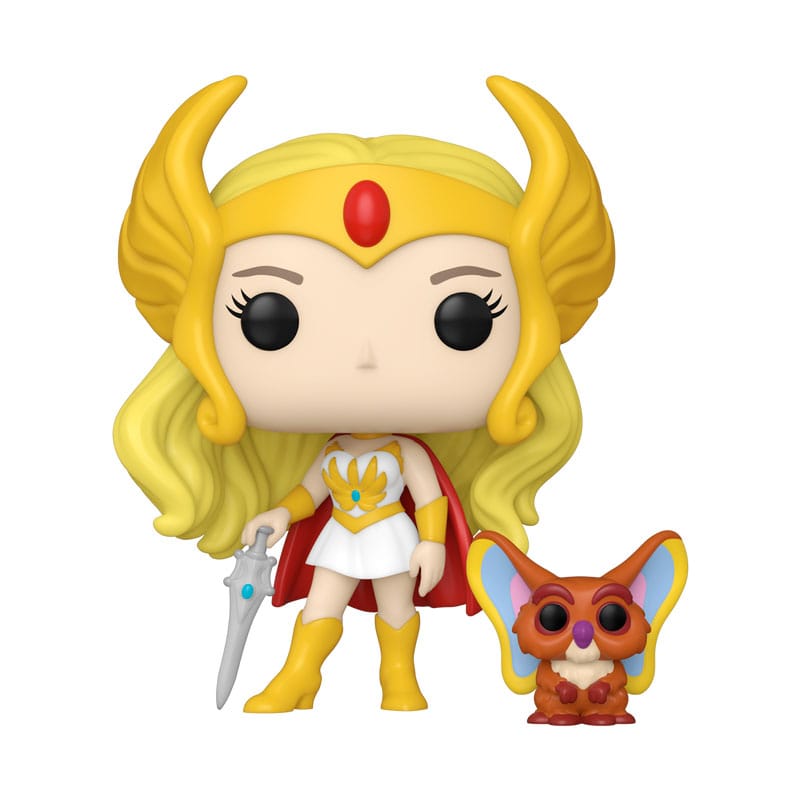 Masters of The Universe POP! &amp; Buddy Figura in vinile She-Ra con Kowl 9 cm