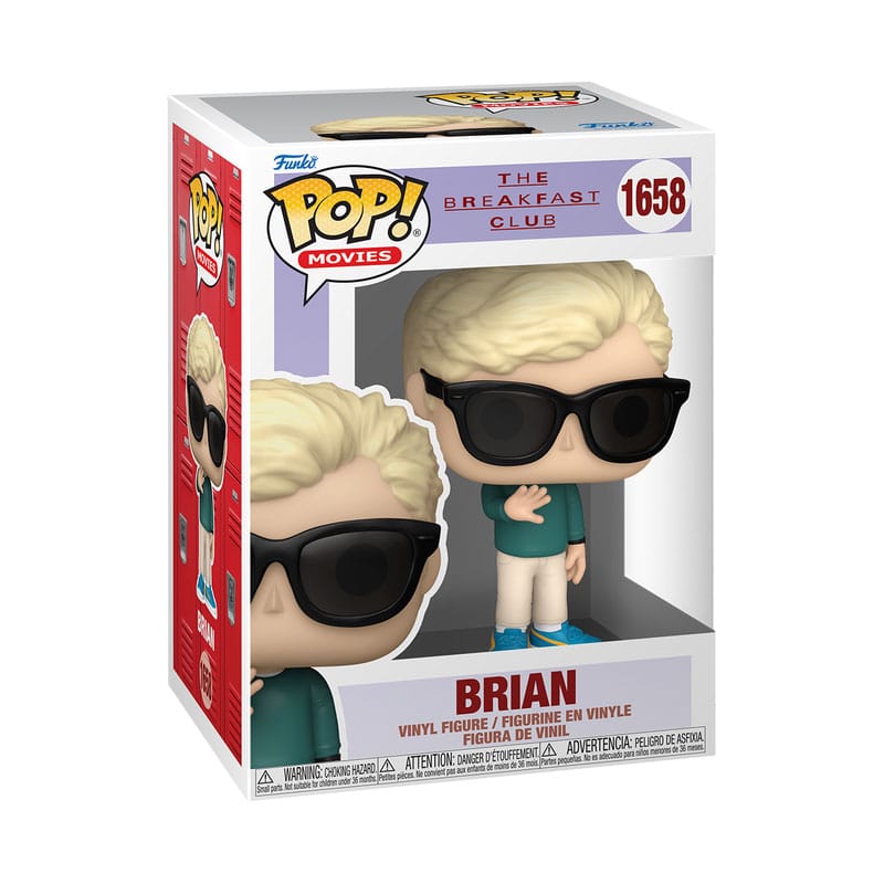 The Breakfast Club POP! Movies Vinyl Figure Brian 9 cm