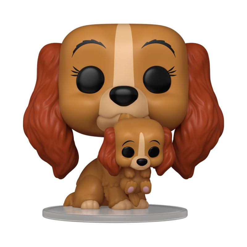 Lady and the Tramp POP! Disney Lady w/puppy vinyl figure 9 cm
