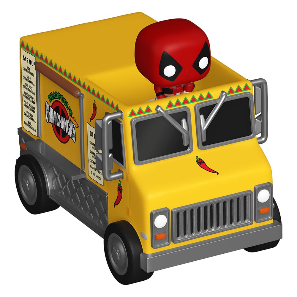 Marvel POP! Rides Vinyl Figure Deadpool w/Chimichanga Truck 2.5 cm