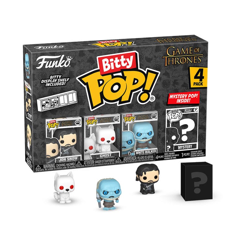 Game of Thrones Bitty POP! Confezione da 4 personaggi in vinile Jon Snow 2,5 cm