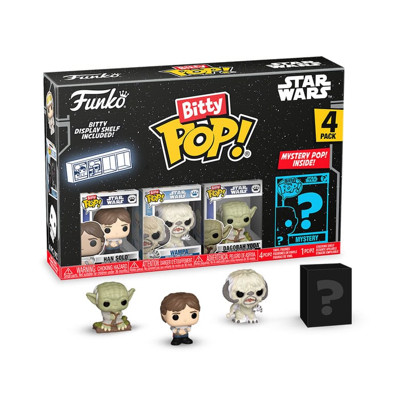 Star Wars Bitty POP! 4-Pack Han 2.5cm Vinyl Figure