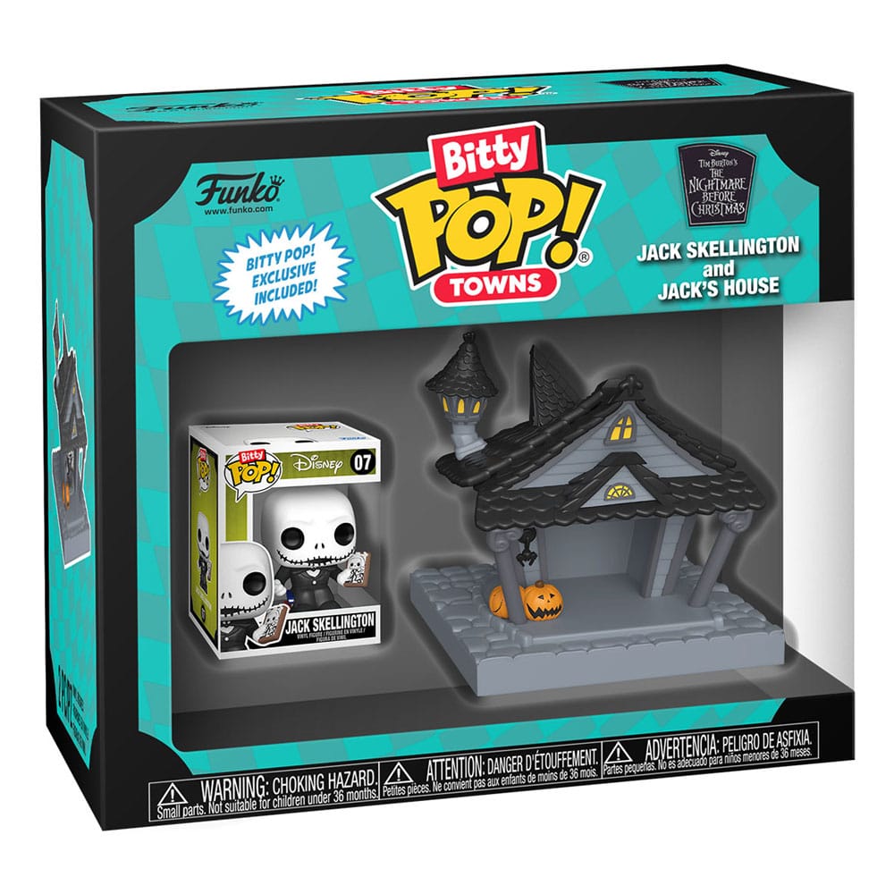 L'incubo prima di Natale Bitty POP! Figura in vinile della città di Jack a casa