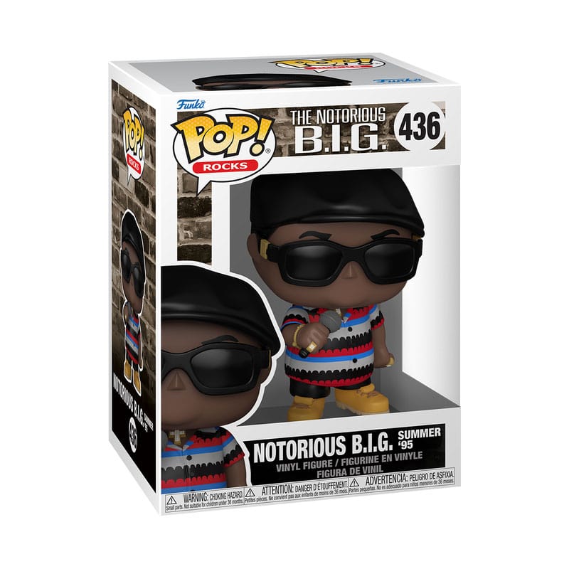 Notorious BIG POP! Rocks Vinyl Figure Biggie - Beat The Summer Jam 9 cm
