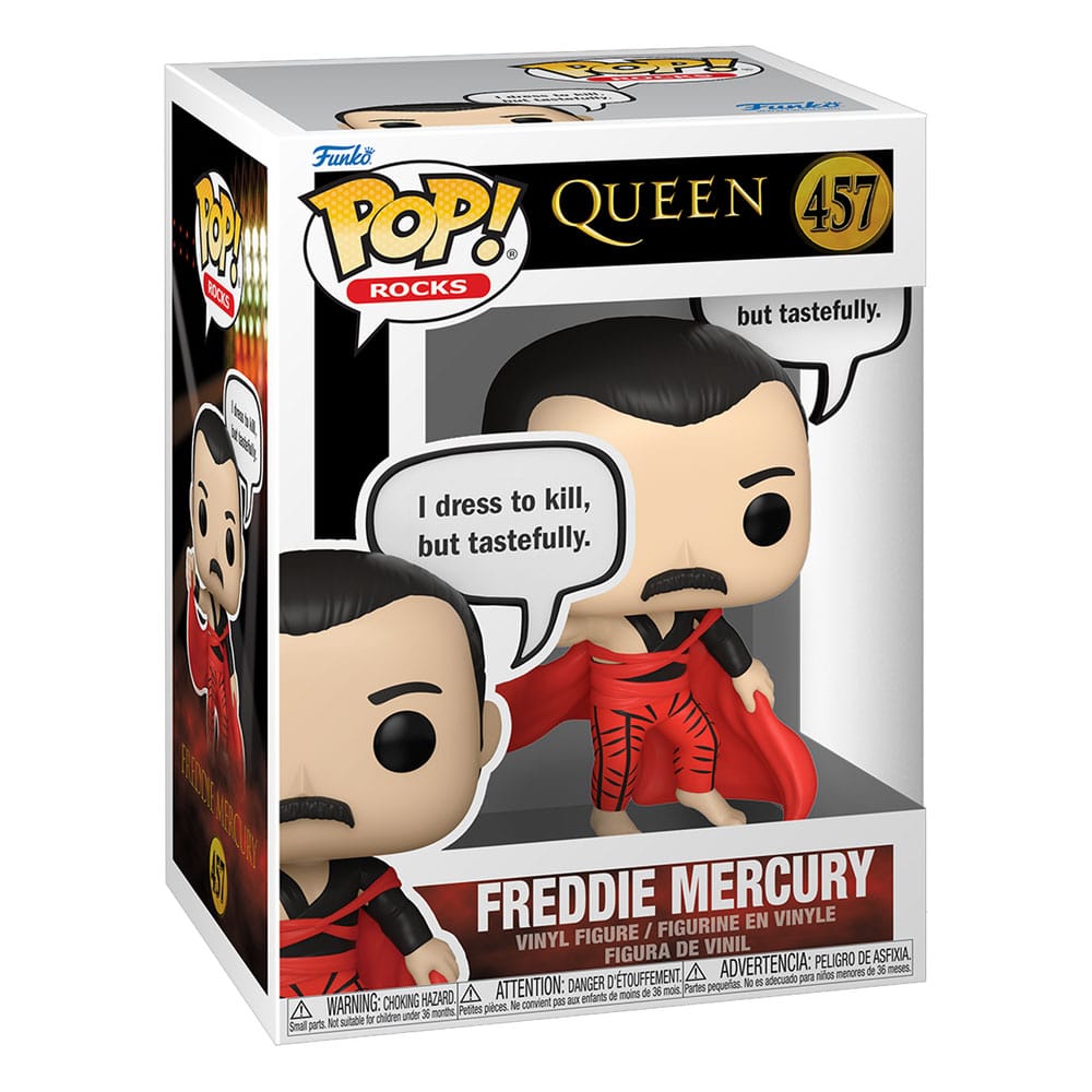 Queen POP! Rocks Vinyl Figure Freddie Mercury (I Dress to Kill) 9 cm