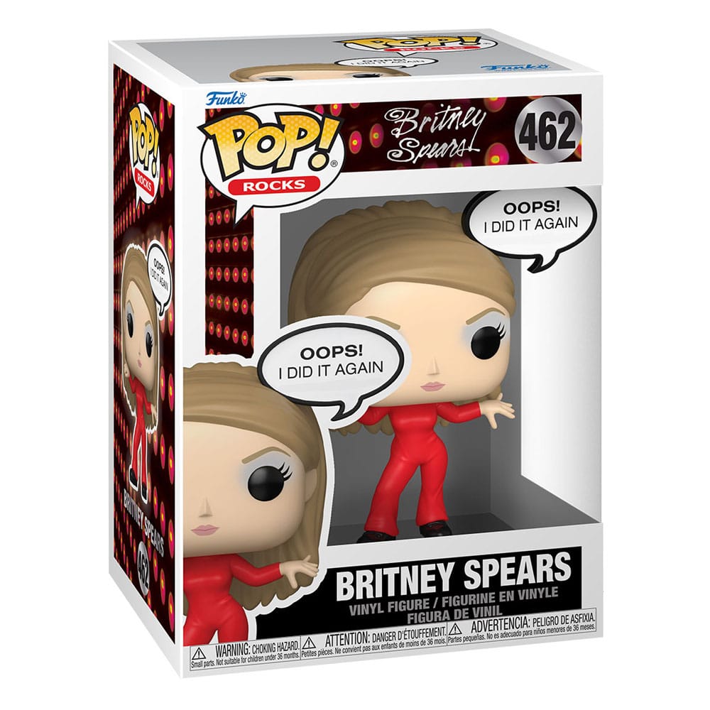 Britney Spears POP! Figura in vinile Rocks Oops, I Did it Again 9 cm